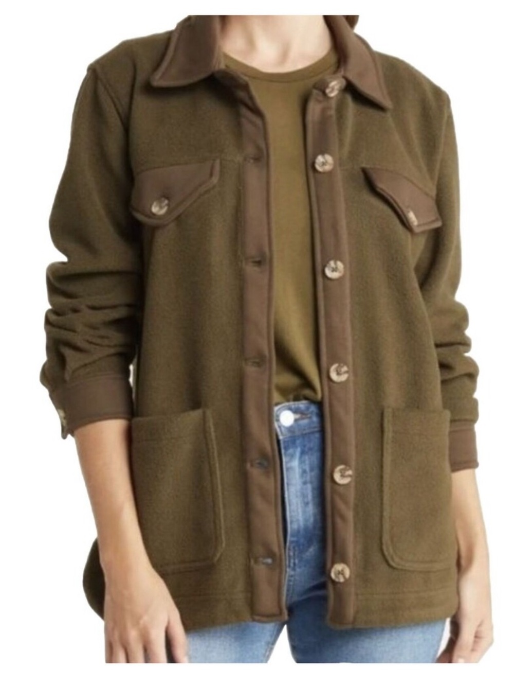 Blank NYC Fleece Plush Jacket